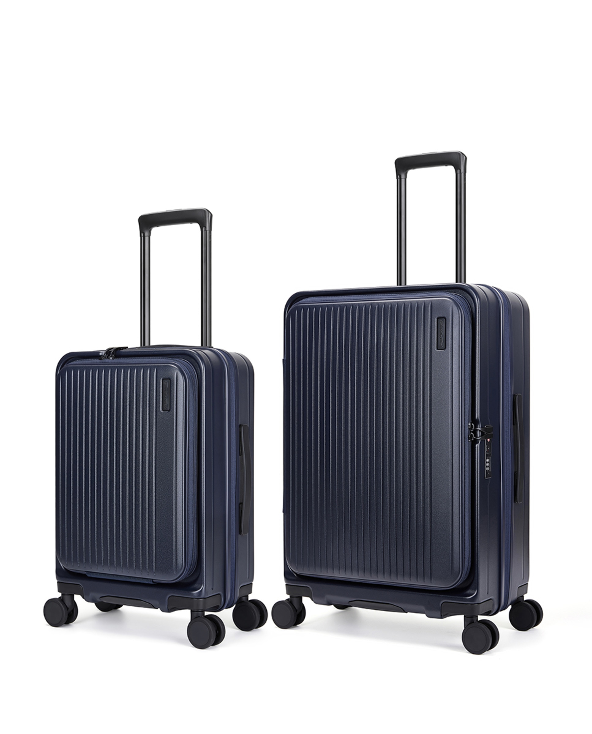 Mala de Policarbonato Tipo Trolley com Porta Rígida - 53 cm/3,2 kg Azul-4