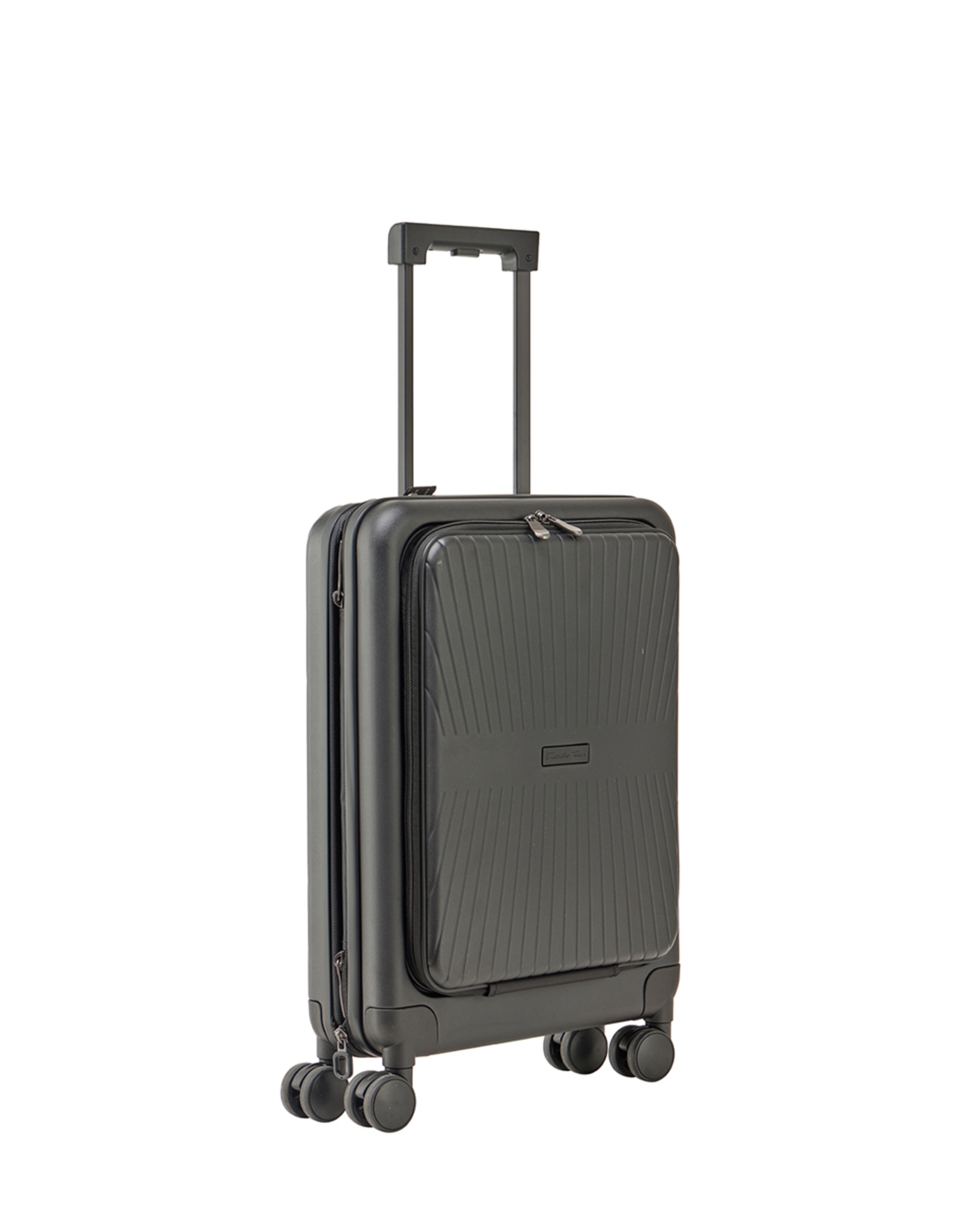 Trolley de Cabine Dobrável de Duas Rodas - 55 cm/3,3 kg Preto-1