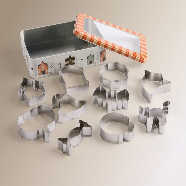 Imagen 0 de Set de 10 cortadores de galletas Halloween