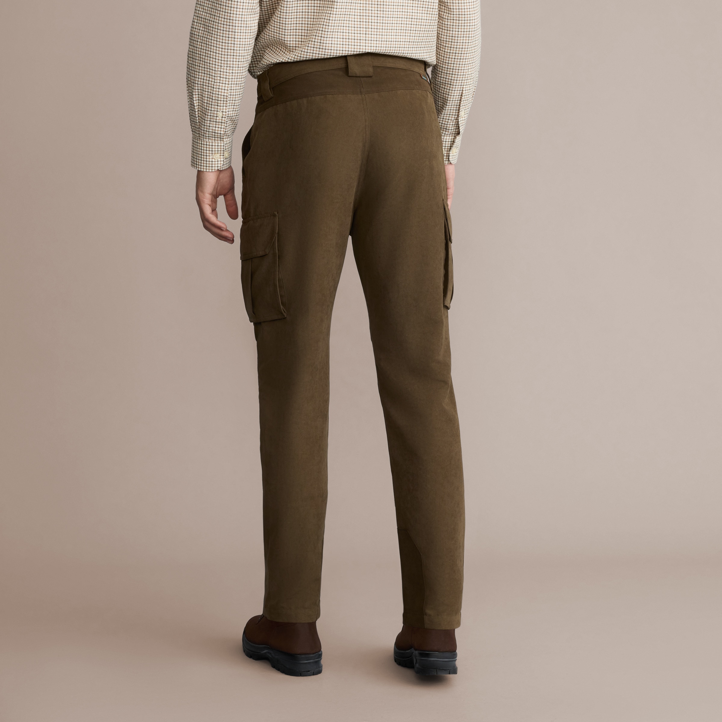 Calças Cargo Técnicas de Homem Cordura Verde-4