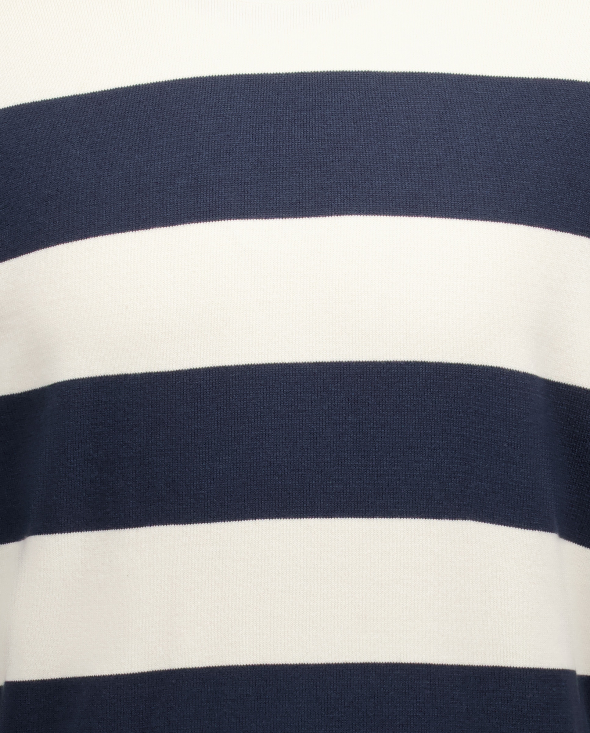 Jersey de hombre cuello caja rayas algodón 100% 120 Crudo-5