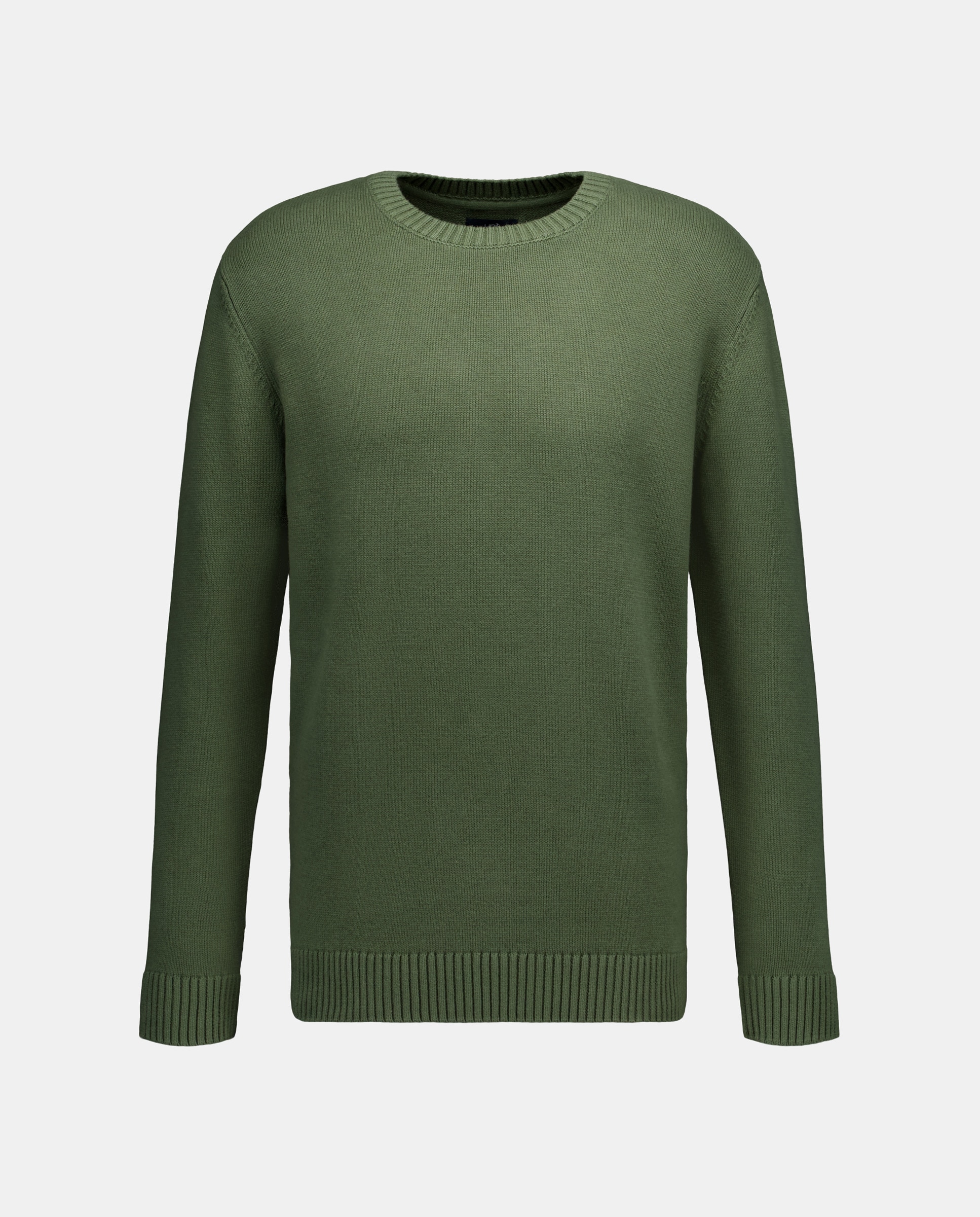 Jersey de hombre cuello caja liso 7g algodón 100% 520 Kaki-4