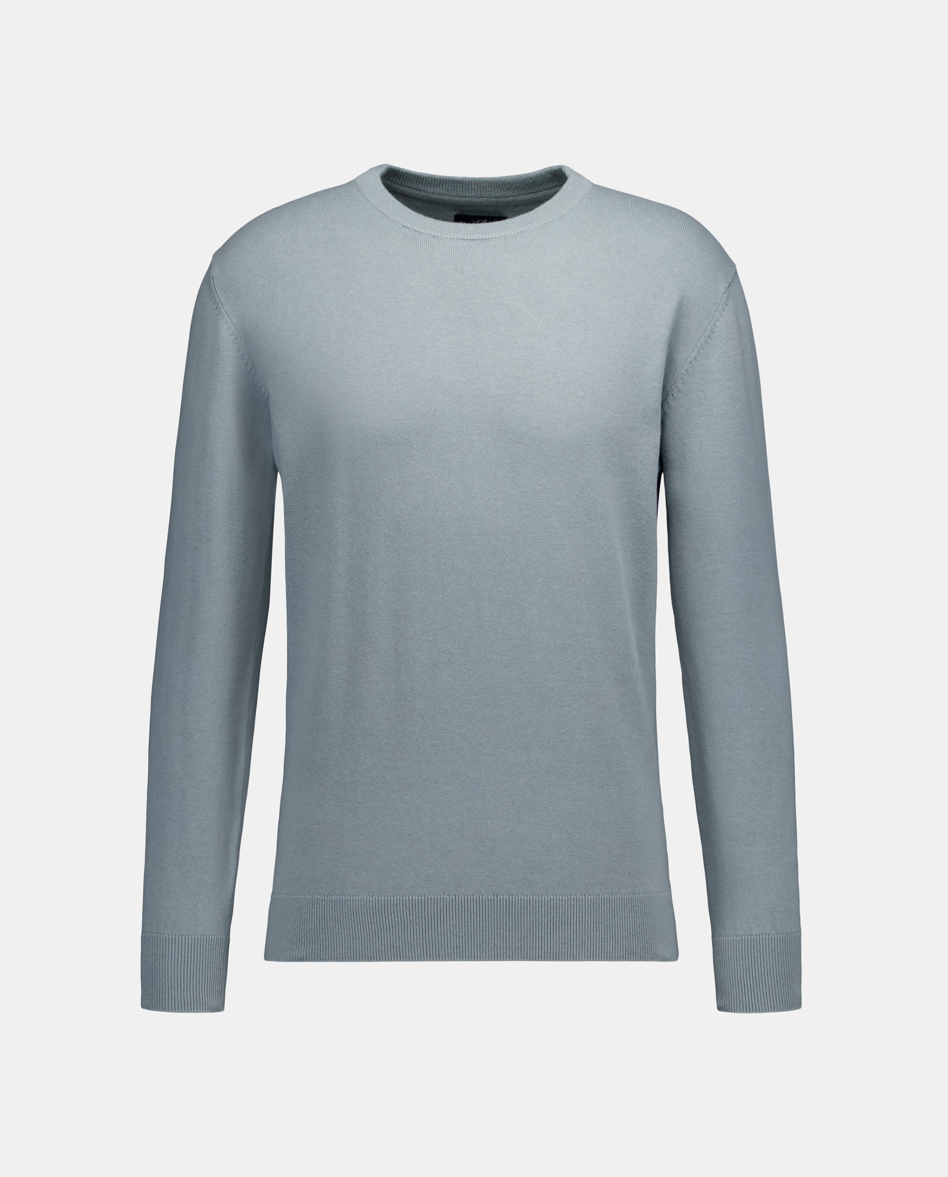 Jersey de hombre cuello caja liso algodón 100% 582 Verde agua-4