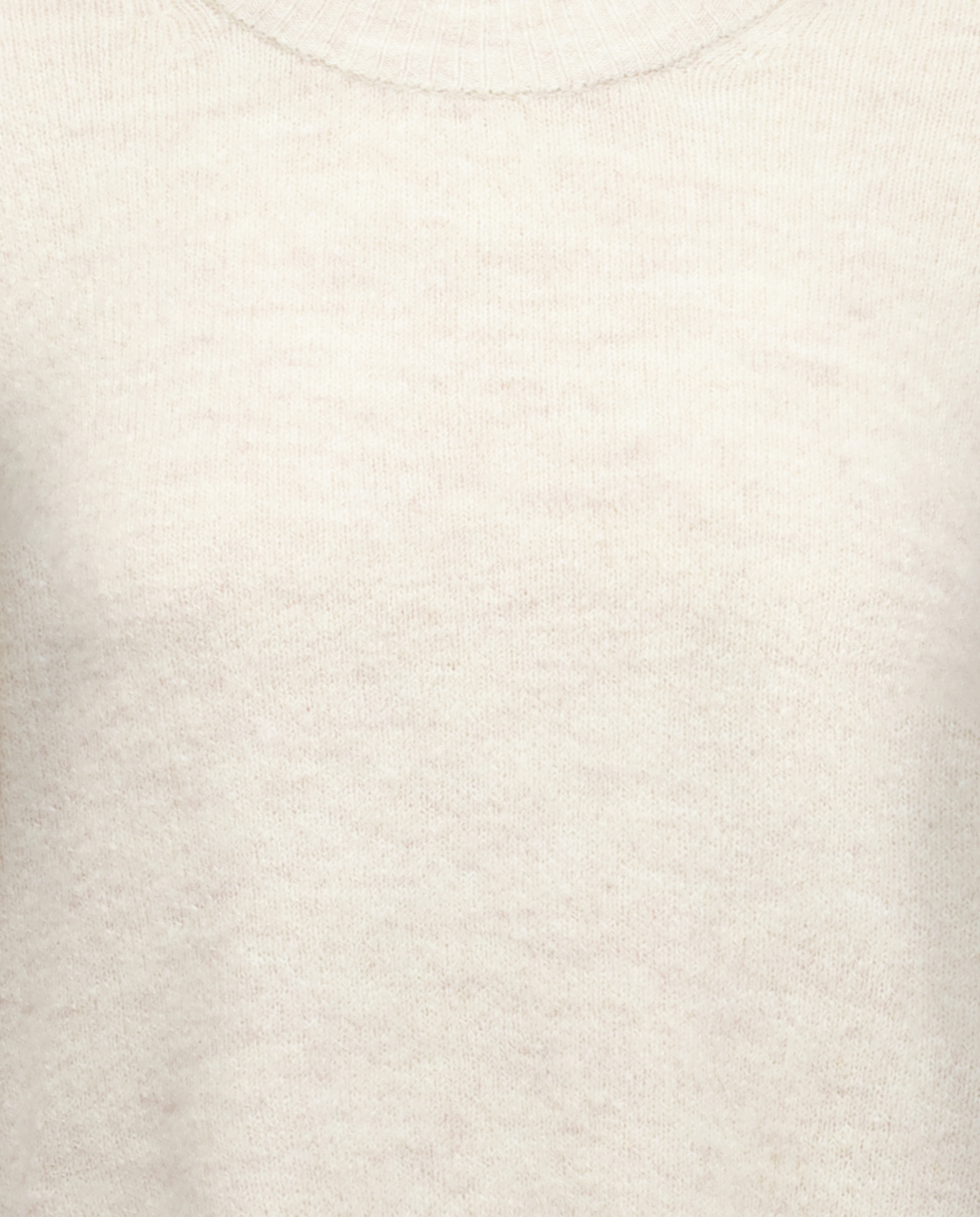 Jersey de mujer básico cuello caja 120 Crudo-5