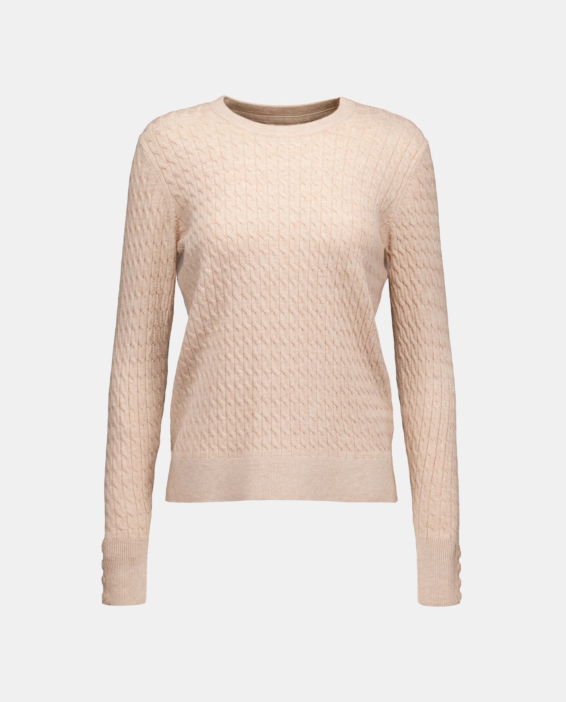 Jersey de mujer de ochos cuello caja 120 Crudo-4