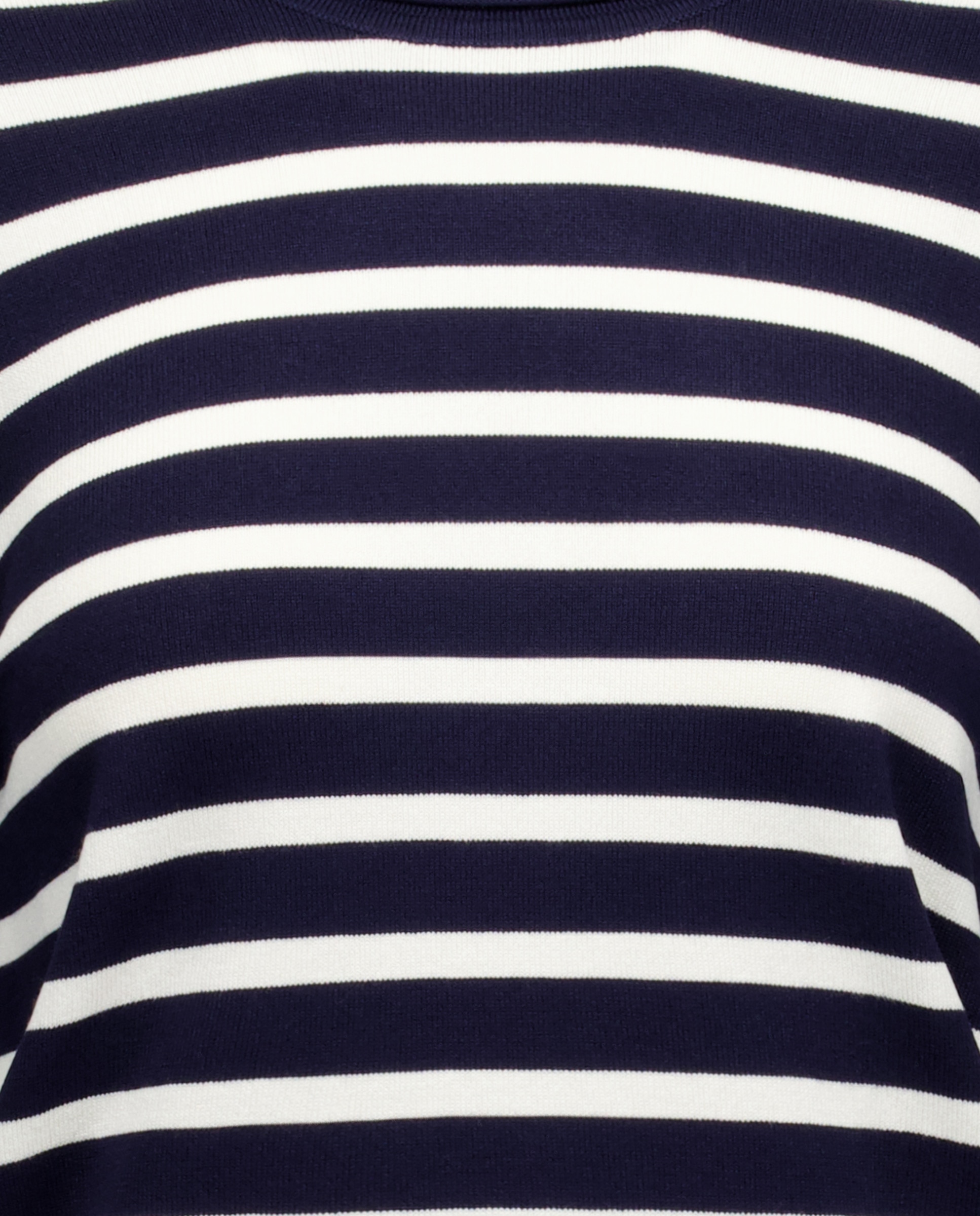 Jersey de mujer básico cuello caja Azul marino-5