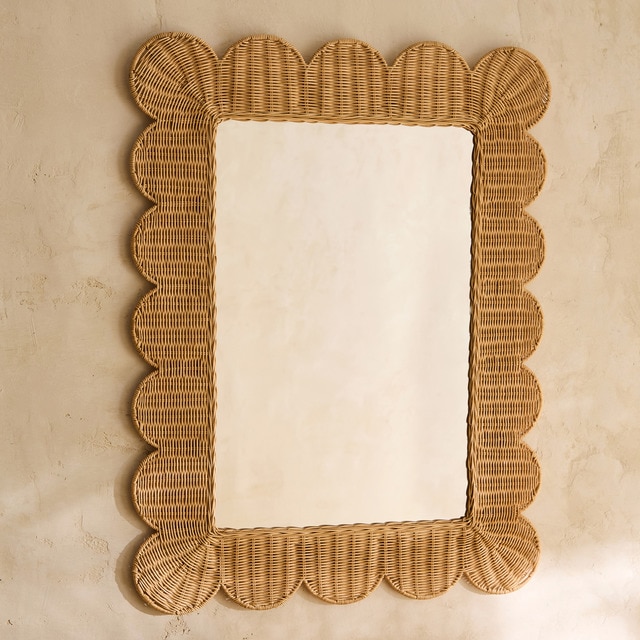 Imagem 0 de Espelho de Parede de Fibra Natural Brunei