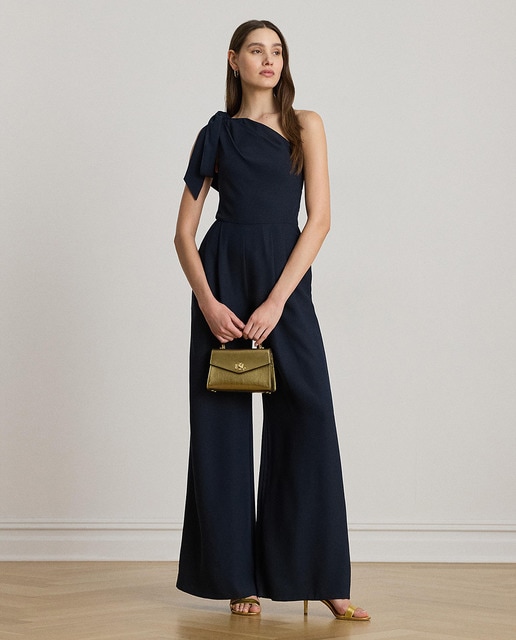 Imagen 0 de Mono de mujer asimétrico con maxi lazo