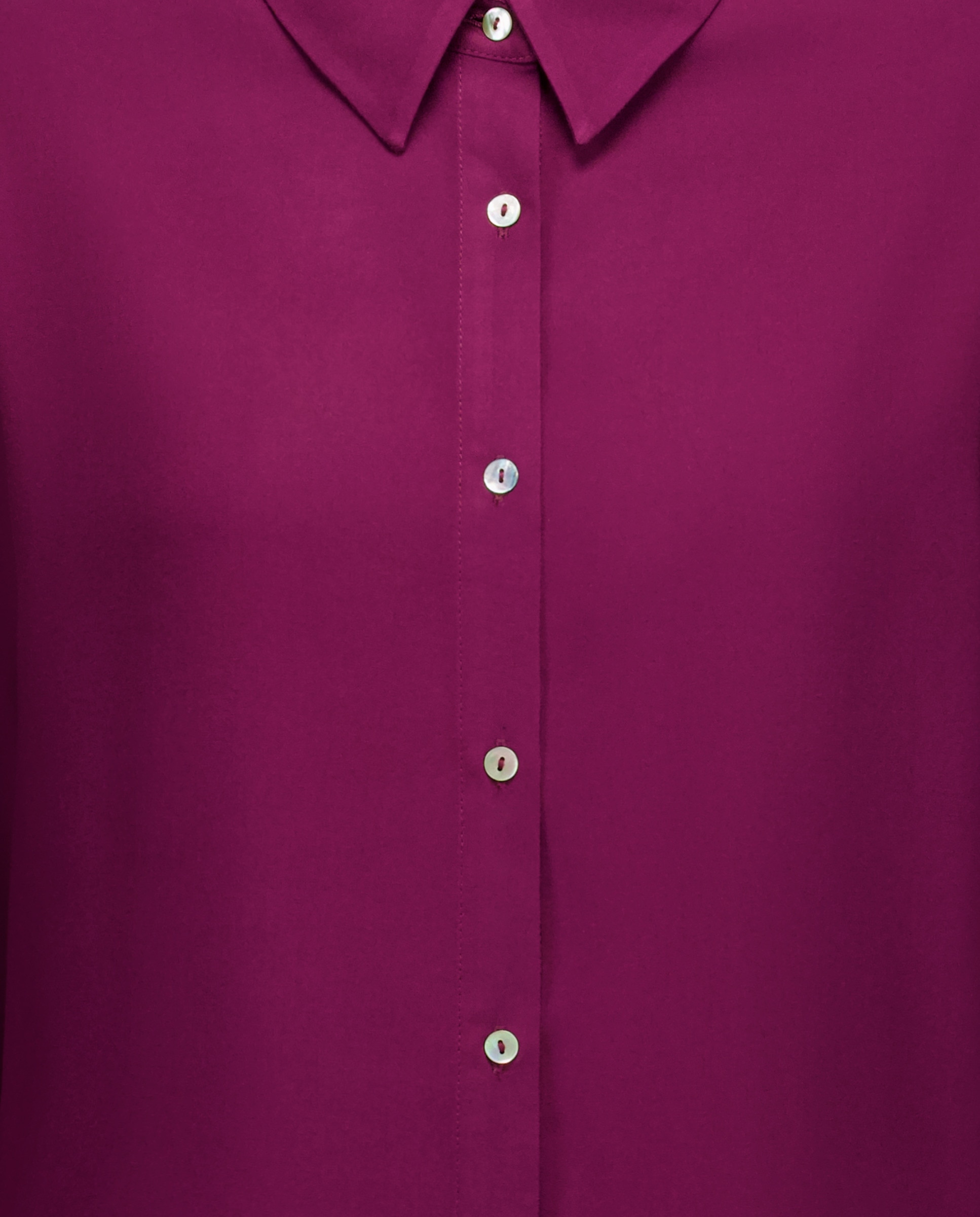 Camisa de Viscose com Manga Comprida Bordeaux-5