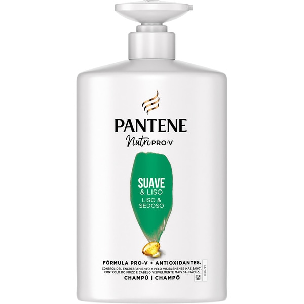 Suave & Liso Shampoo für glattes Haar Dosierspender 1000 ml