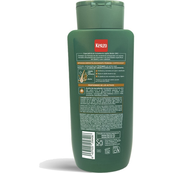 Nährendes Shampoo gegen Haarausfall für trockenes Haar Flacon 400 ml