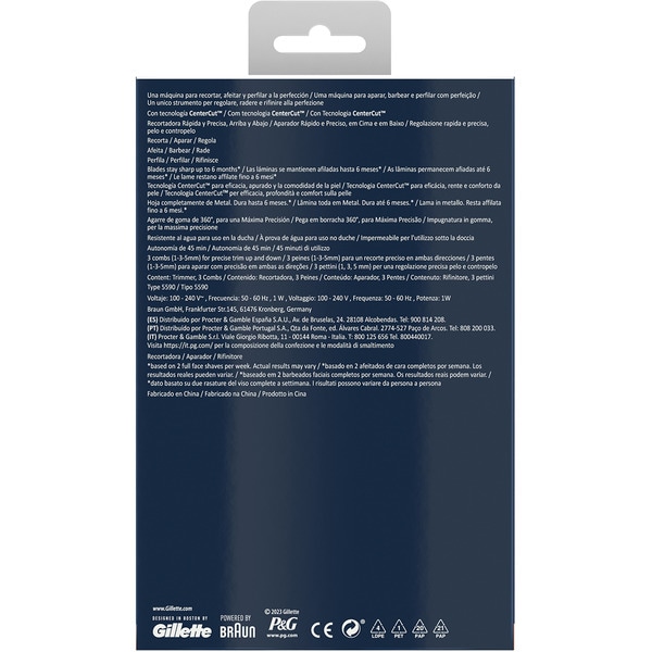 Style Master cordless beard trimmer case 1 each + 3 heads