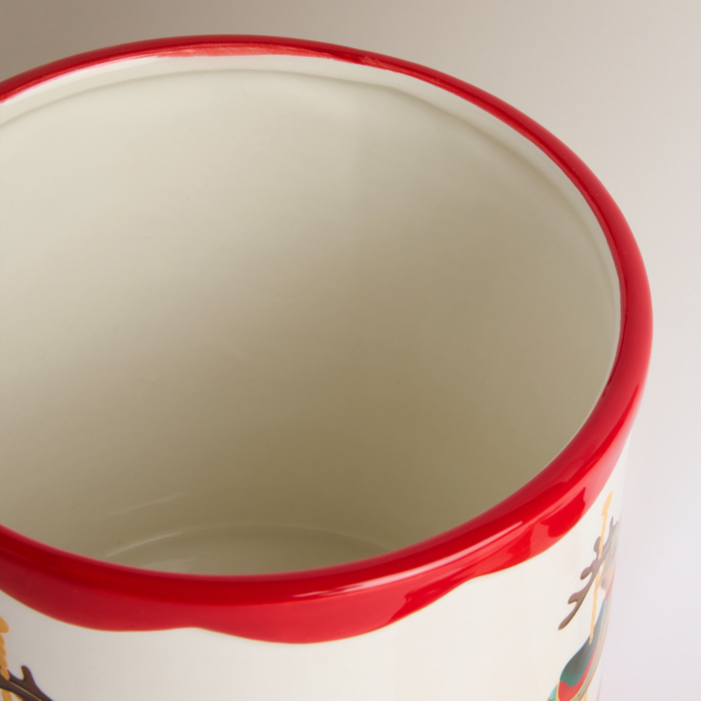 Bote de cerámica Carrusel Navidad El Corte Inglés Multicolor-3