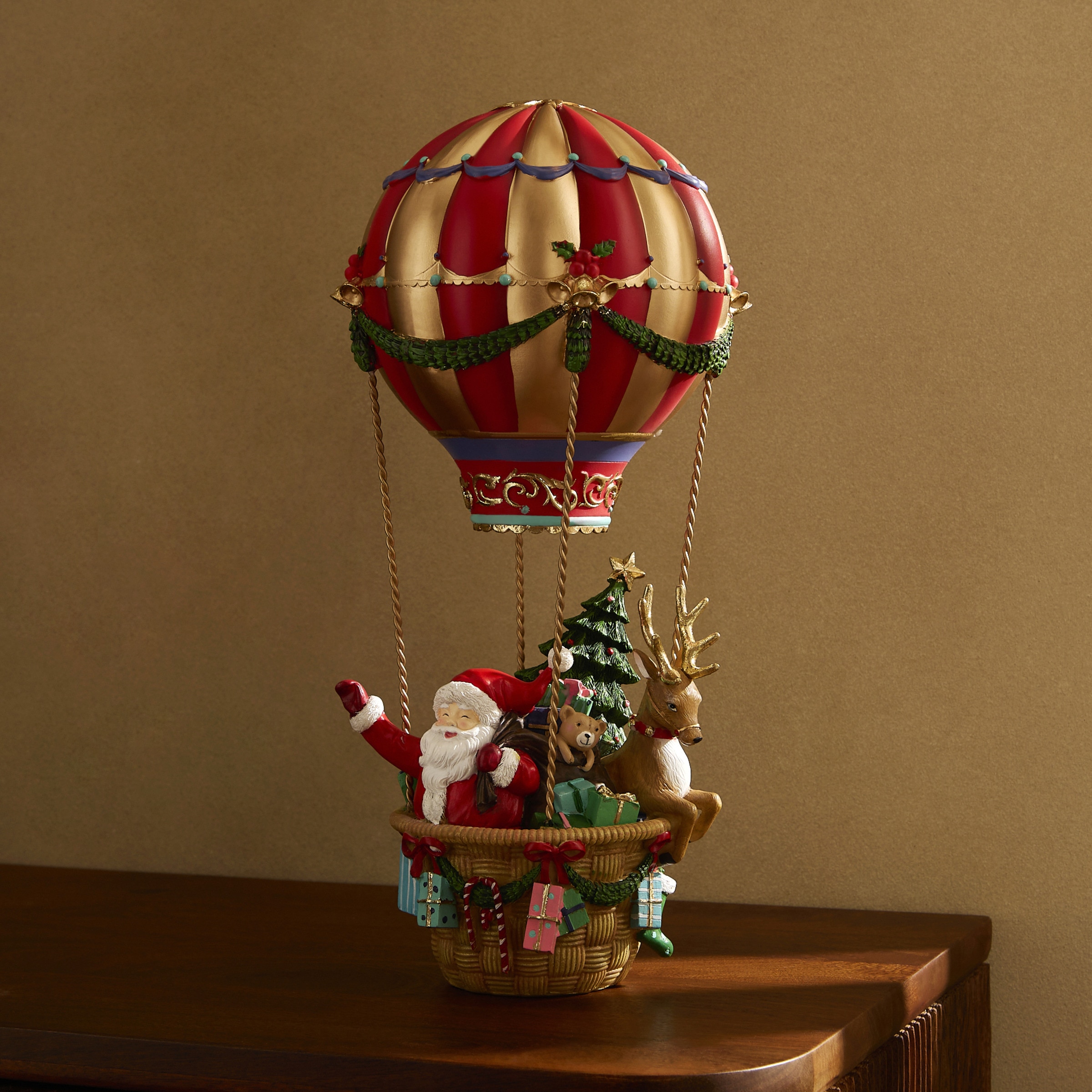 Figura Papá Noel en globo Navidad El Corte Inglés Multicolor-1