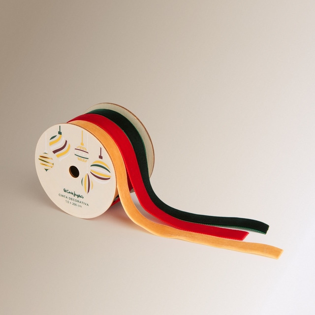 Imagen 0 de Set 3 cintas Velvet Navidad