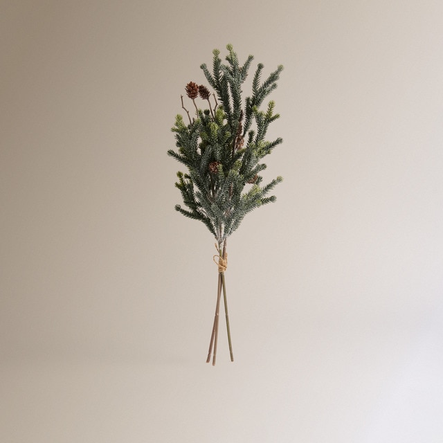 Imagen 0 de Mini ramo Piñas verdes Navidad El Corte Inglés