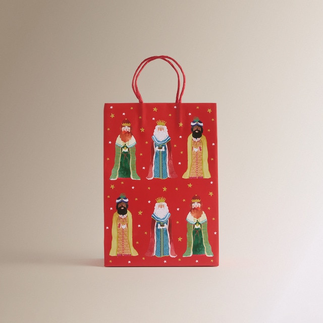 Imagem 0 de Saco de Papel Pequeno Reis Magos Natal
