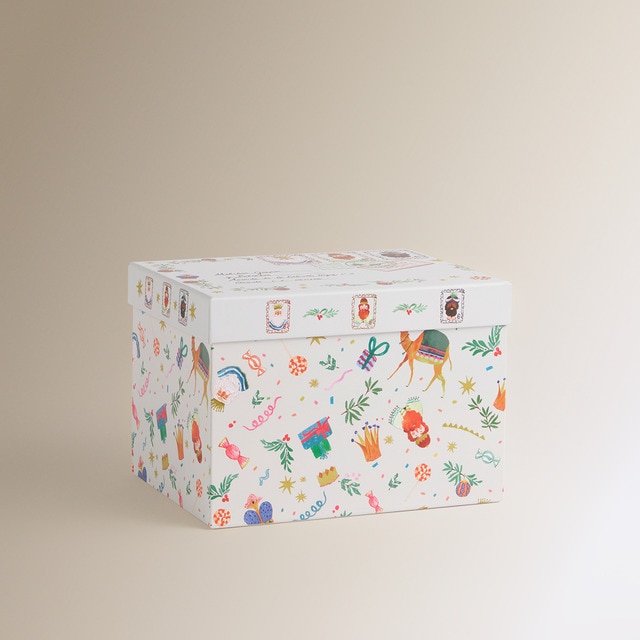 Imagen 0 de Caja rectangular de regalo Adornos Navidad