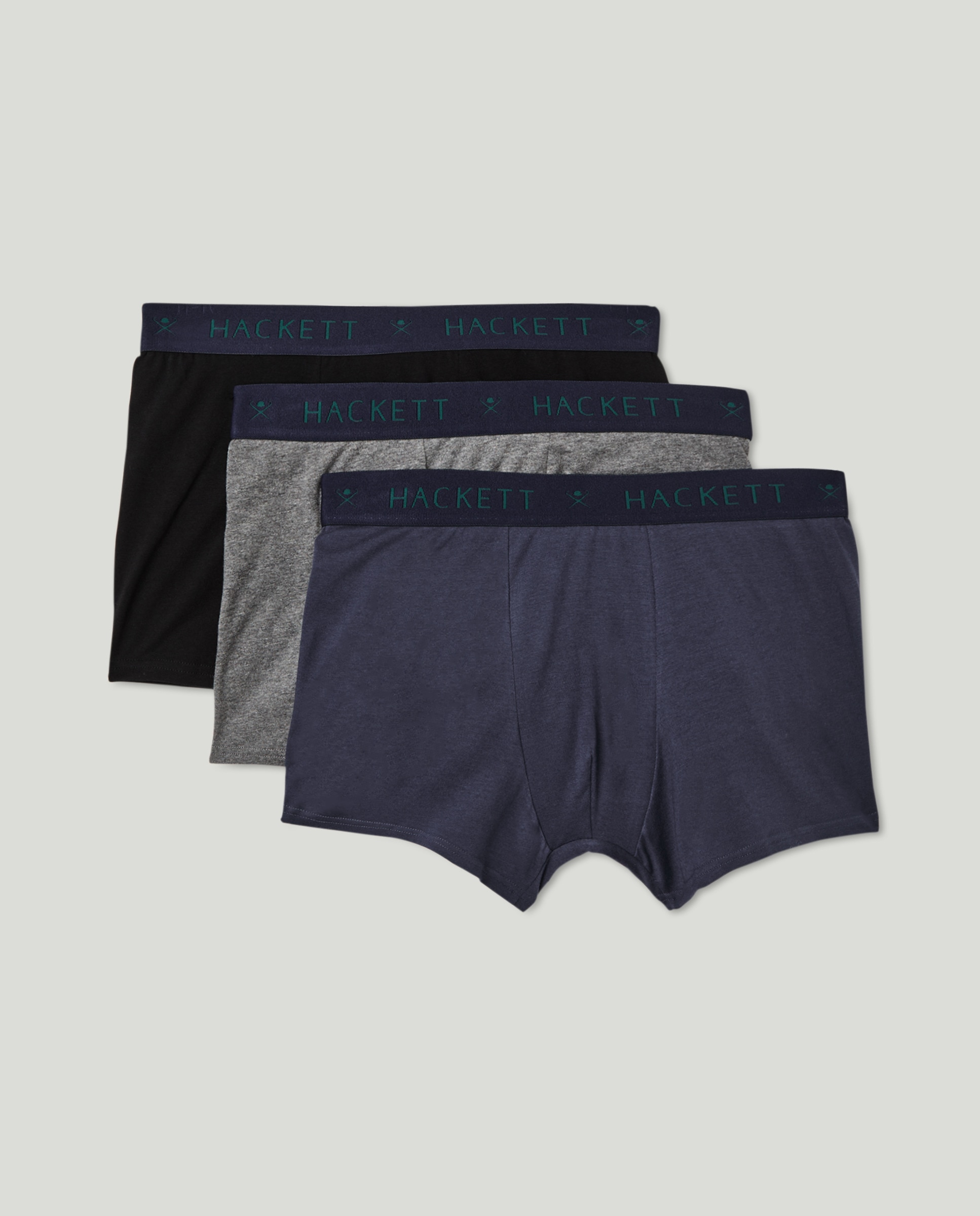 Imagem 0 de Pack de Três Boxers de Ponto Liso