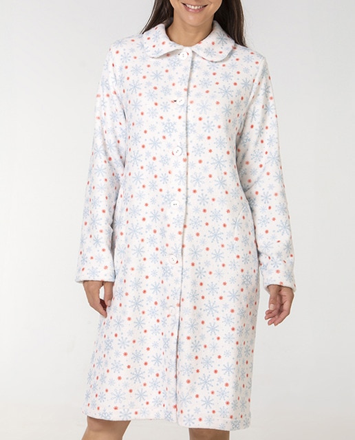 Imagen 0 de Bata de mujer abotonada de pelo