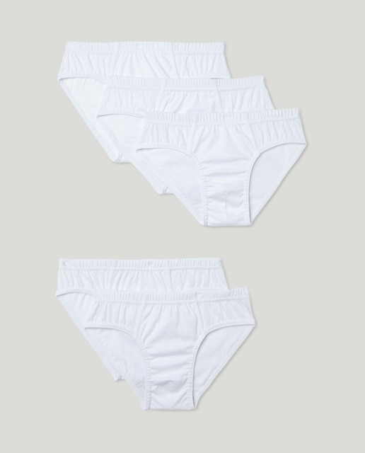 Imagen 0 de Pack 5 slips blancos de niño