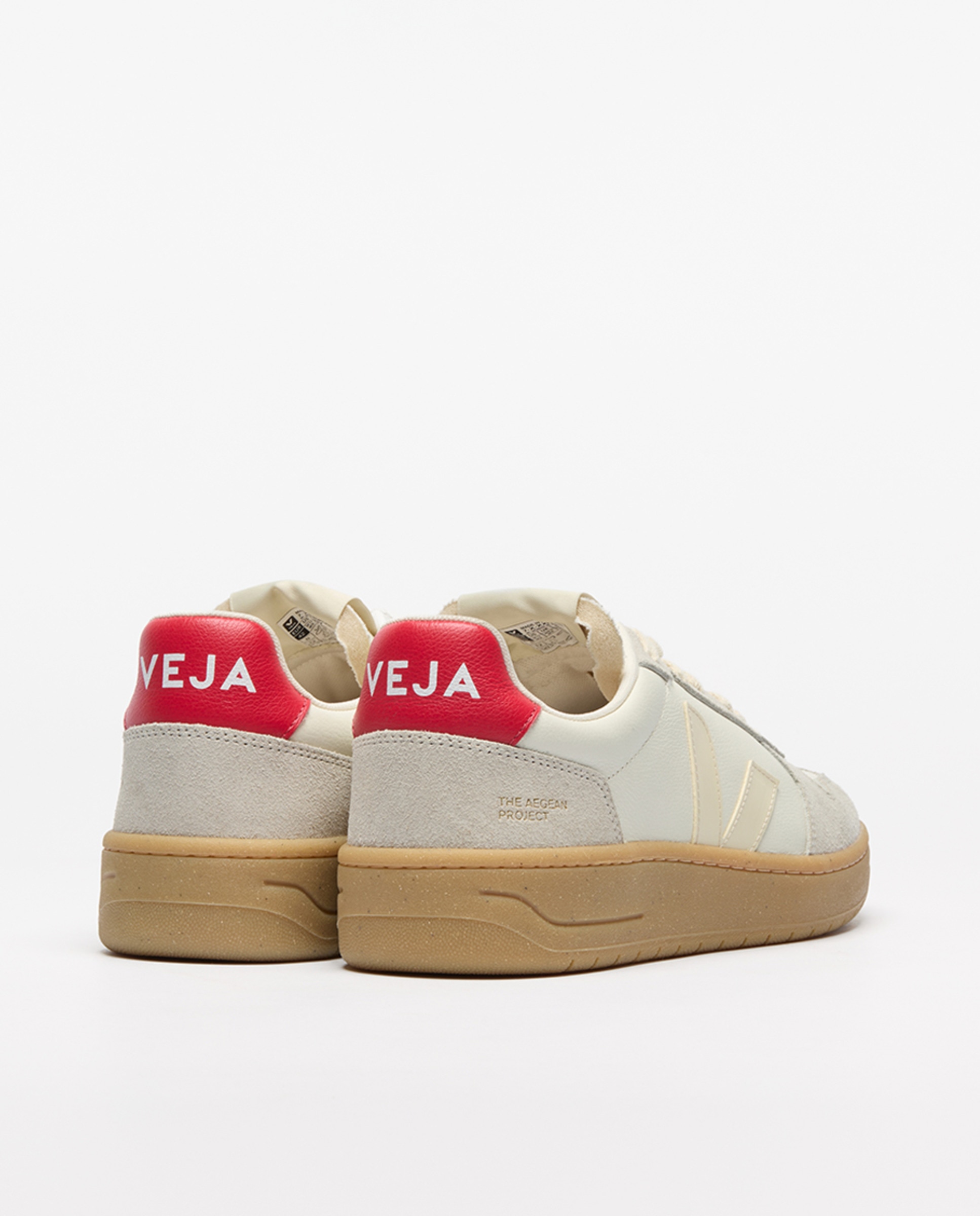 Sapatilhas Baskets v82 em Pele Branco Total-2