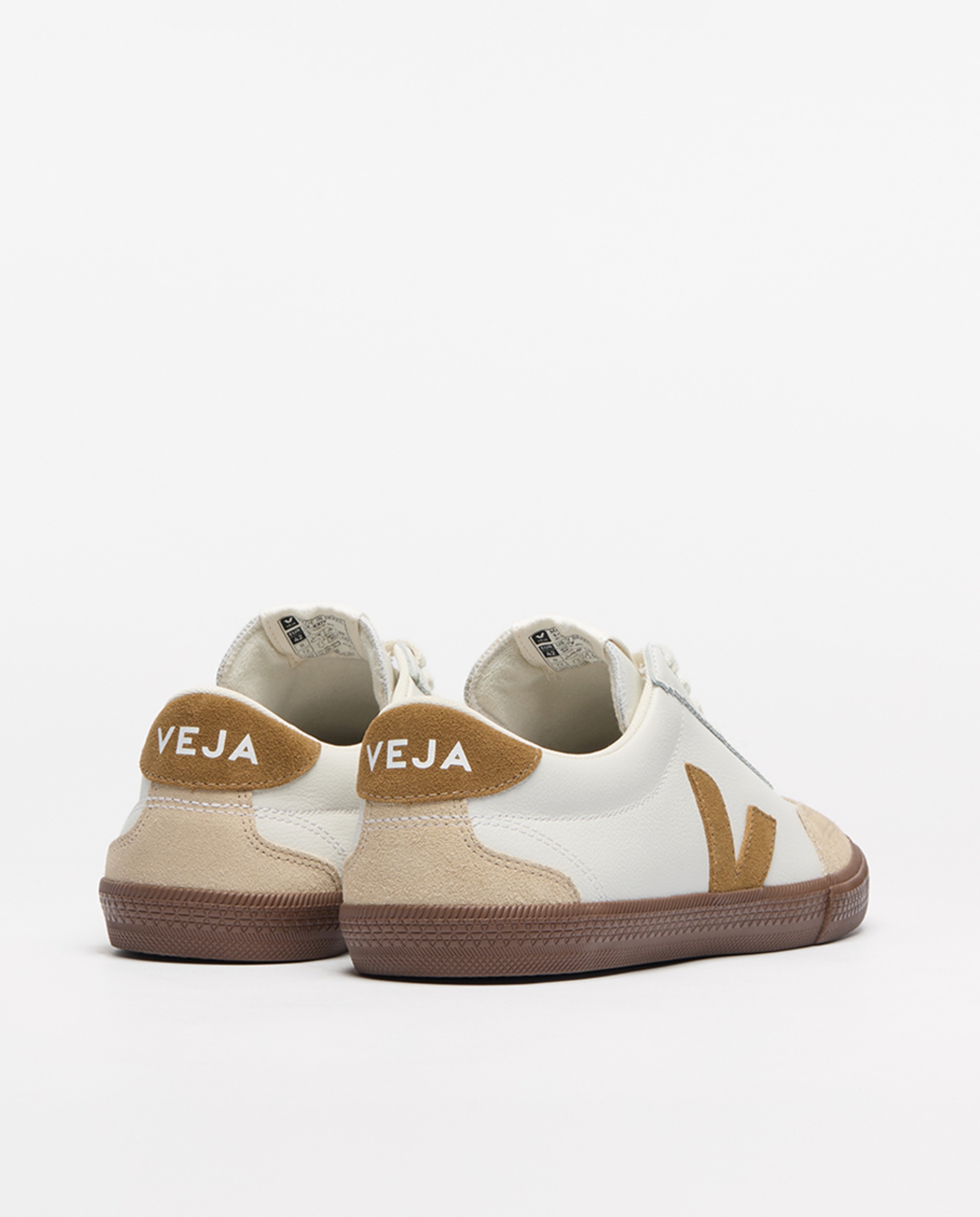 Sapatilhas Baskets Volley em Pele Branco Total-2