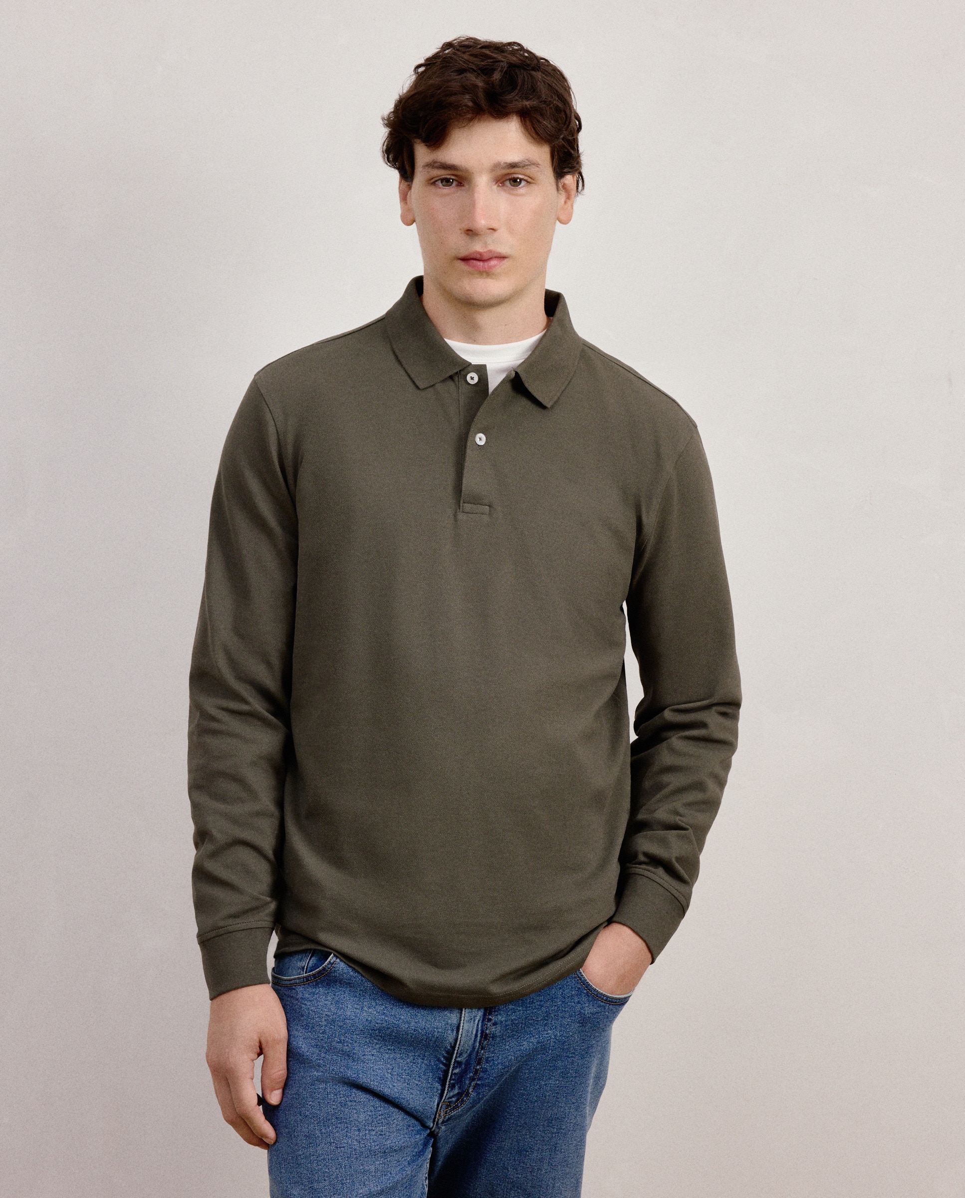 Polo básico pique manga larga · Dustin · El Corte Inglés