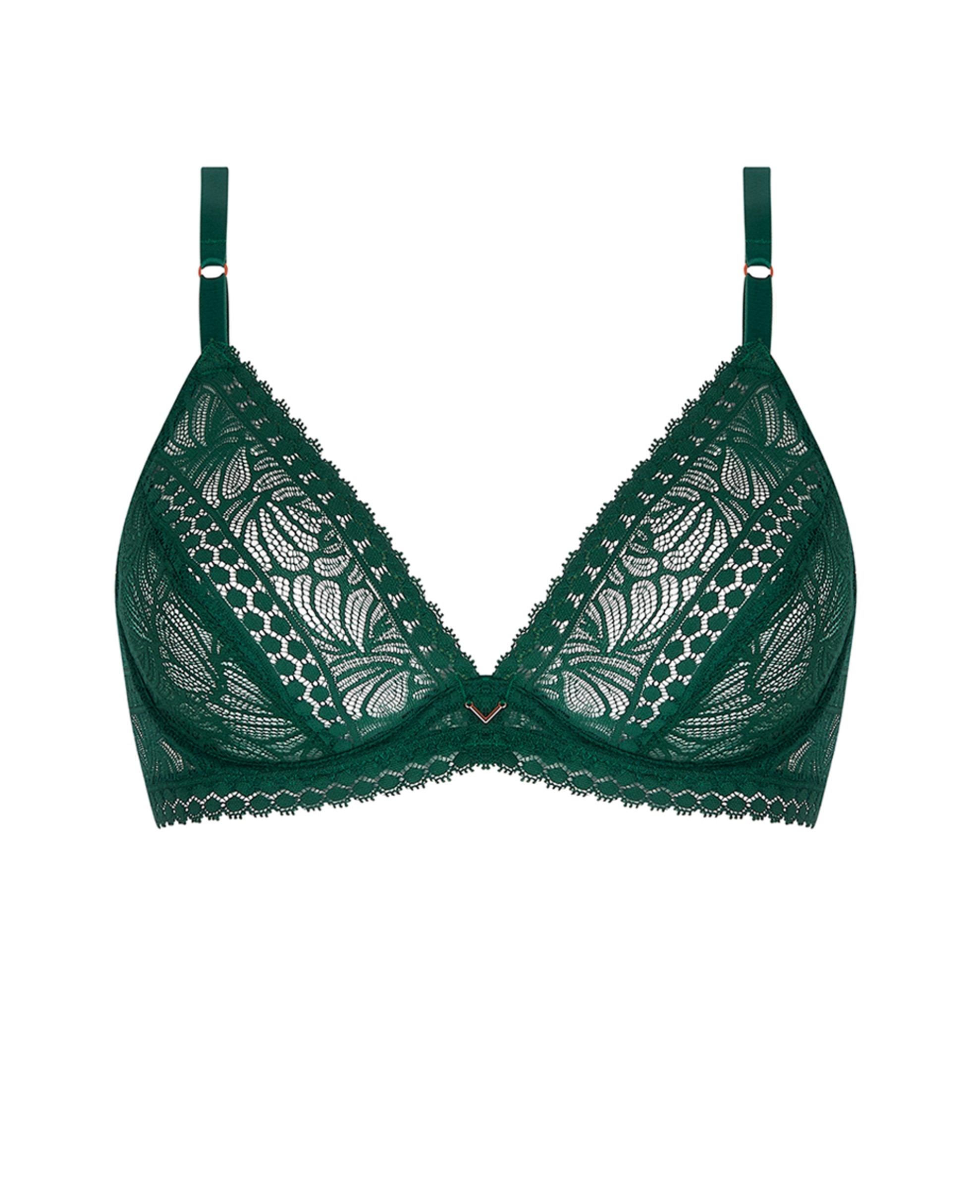 Soutien com aros Verde-escuro-1