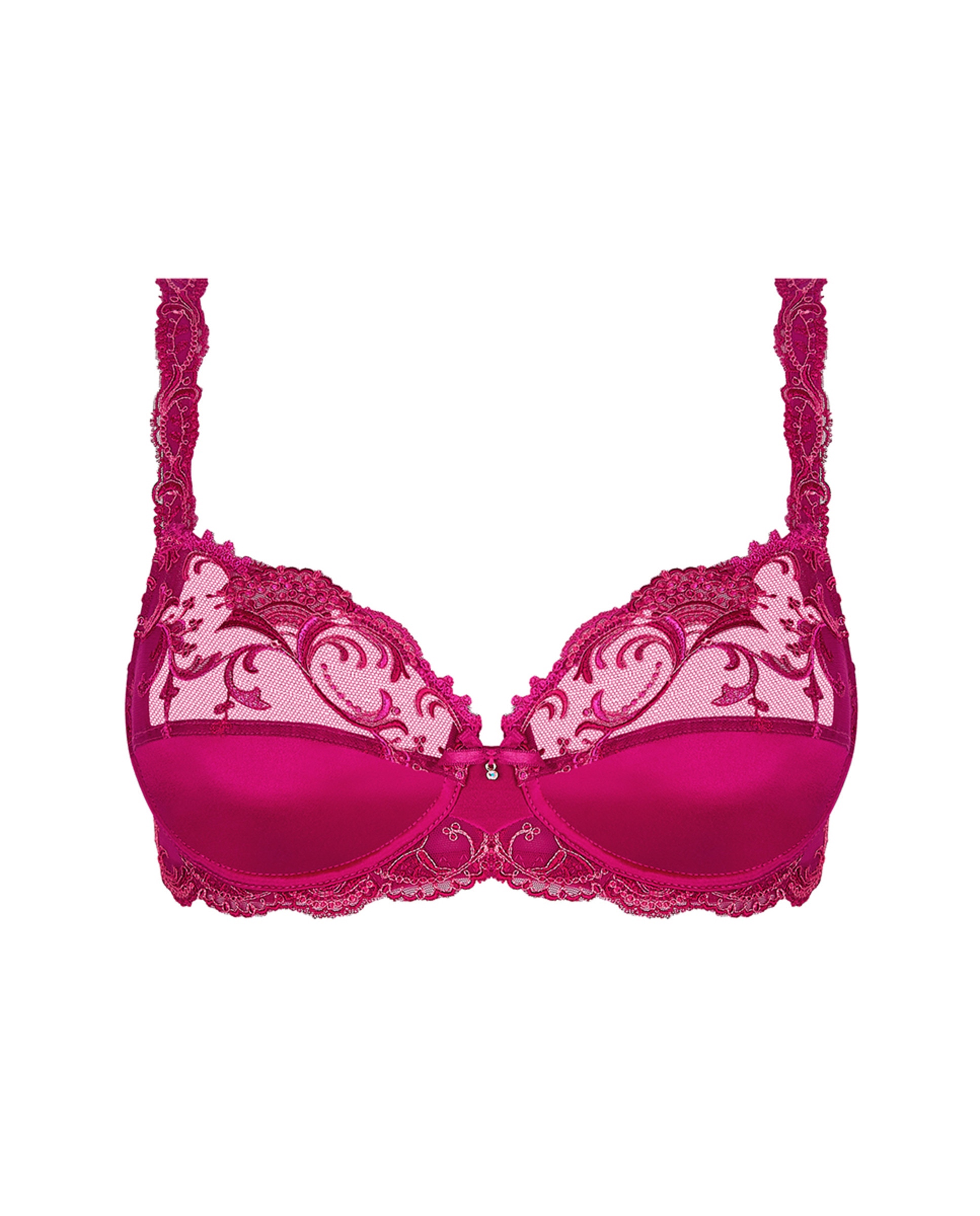 Soutien Splendeur Soie de Lise Charmel plus size com aro Fúcsia-5