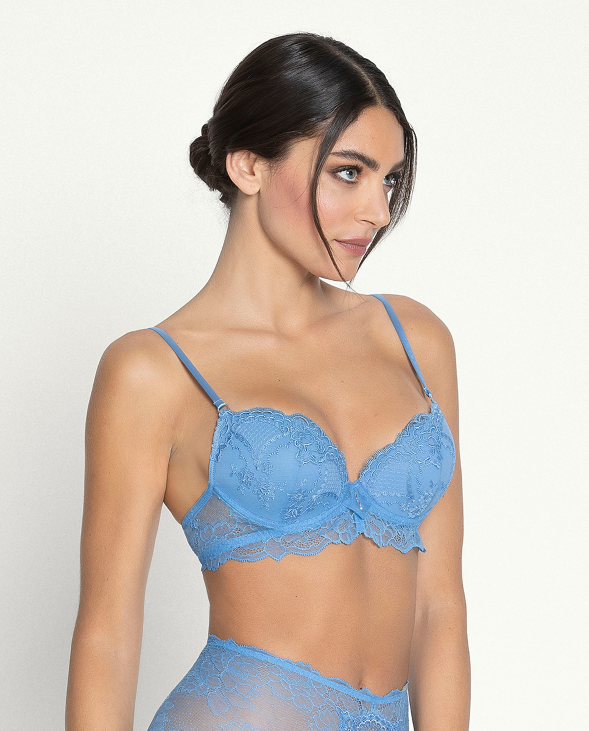 Soutien Push-up com EVA Foam Azul-claro-1