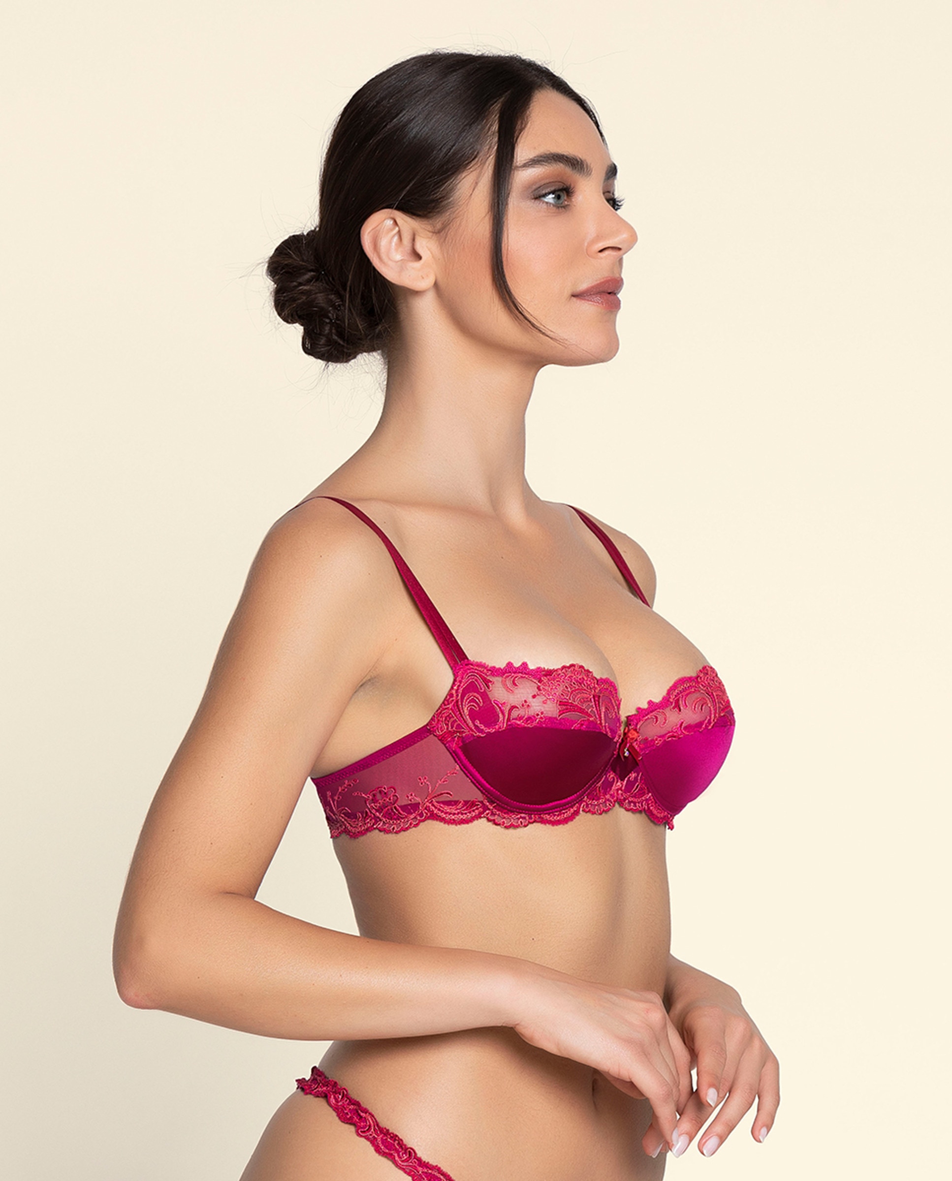 Soutien inteiro Fúcsia-3