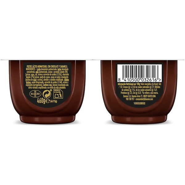 Mars flavoured custard with chocolate and caramel 4-pack tub 115 g