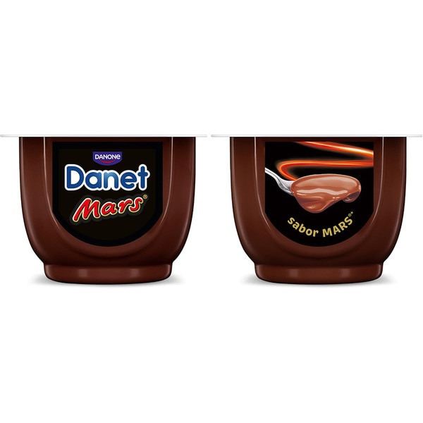 Mars flavoured custard with chocolate and caramel 4-pack tub 115 g