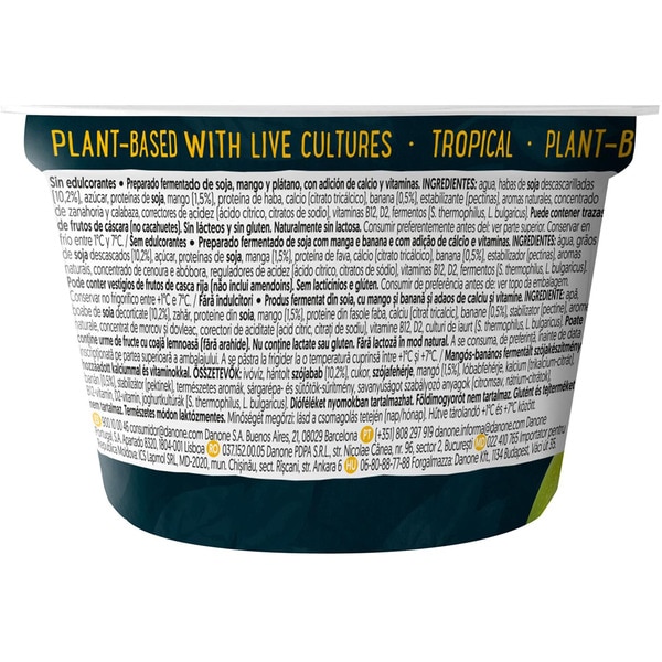tropical protein with soy, mango and banana container 200 g