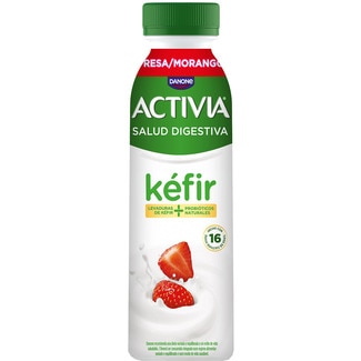 kéfir sabor fresa para beber botella 280 g - Danone Activia