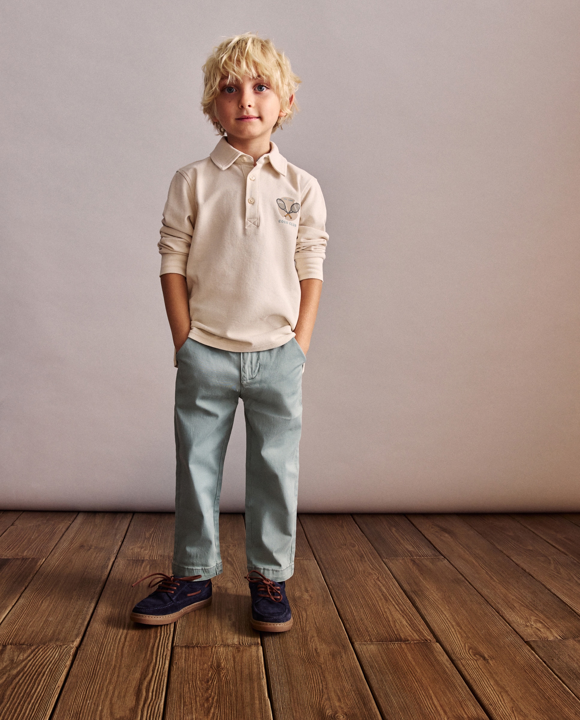 Joggers em Tecido de Sarja Sabão-1