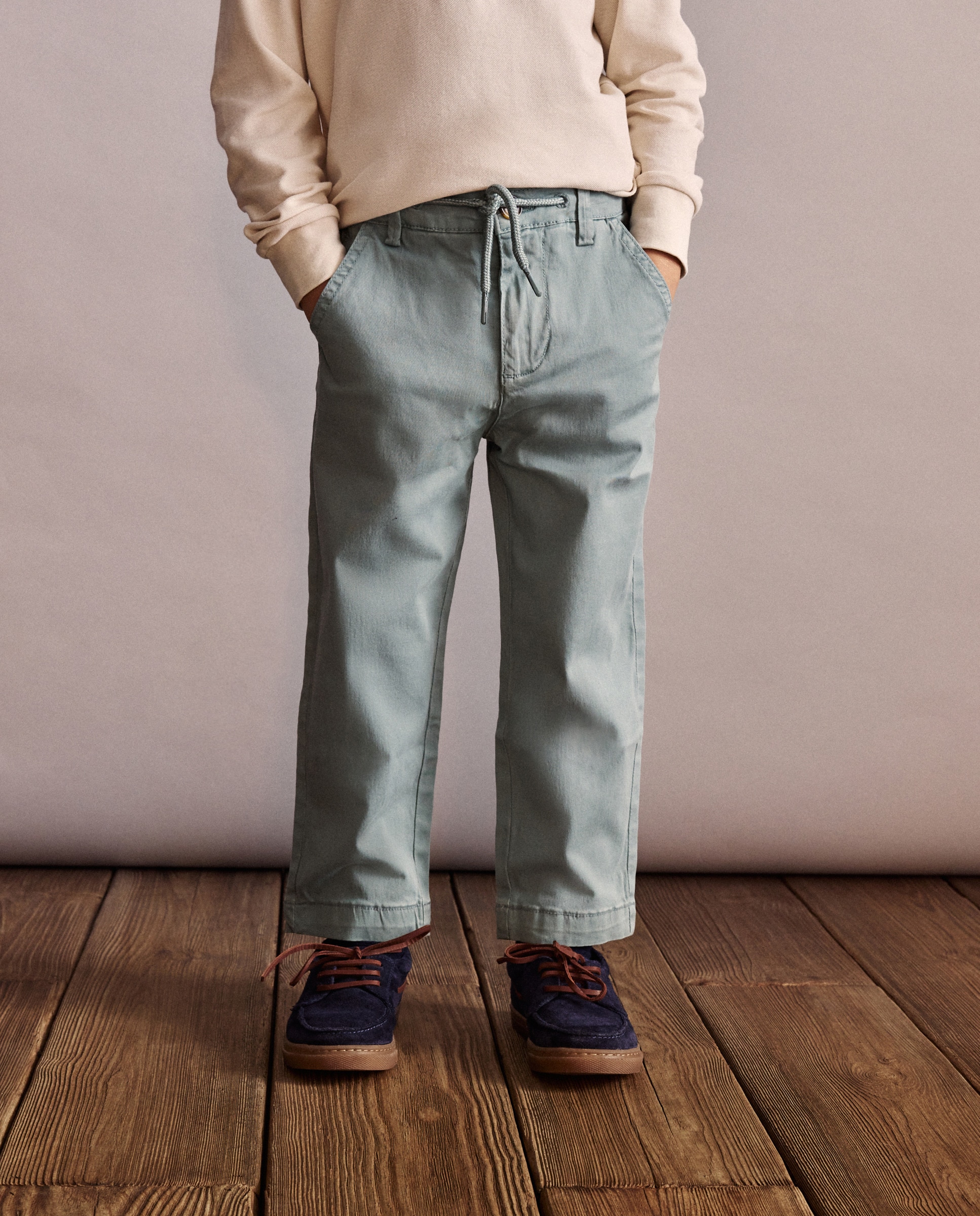 Joggers em Tecido de Sarja Sabão-2