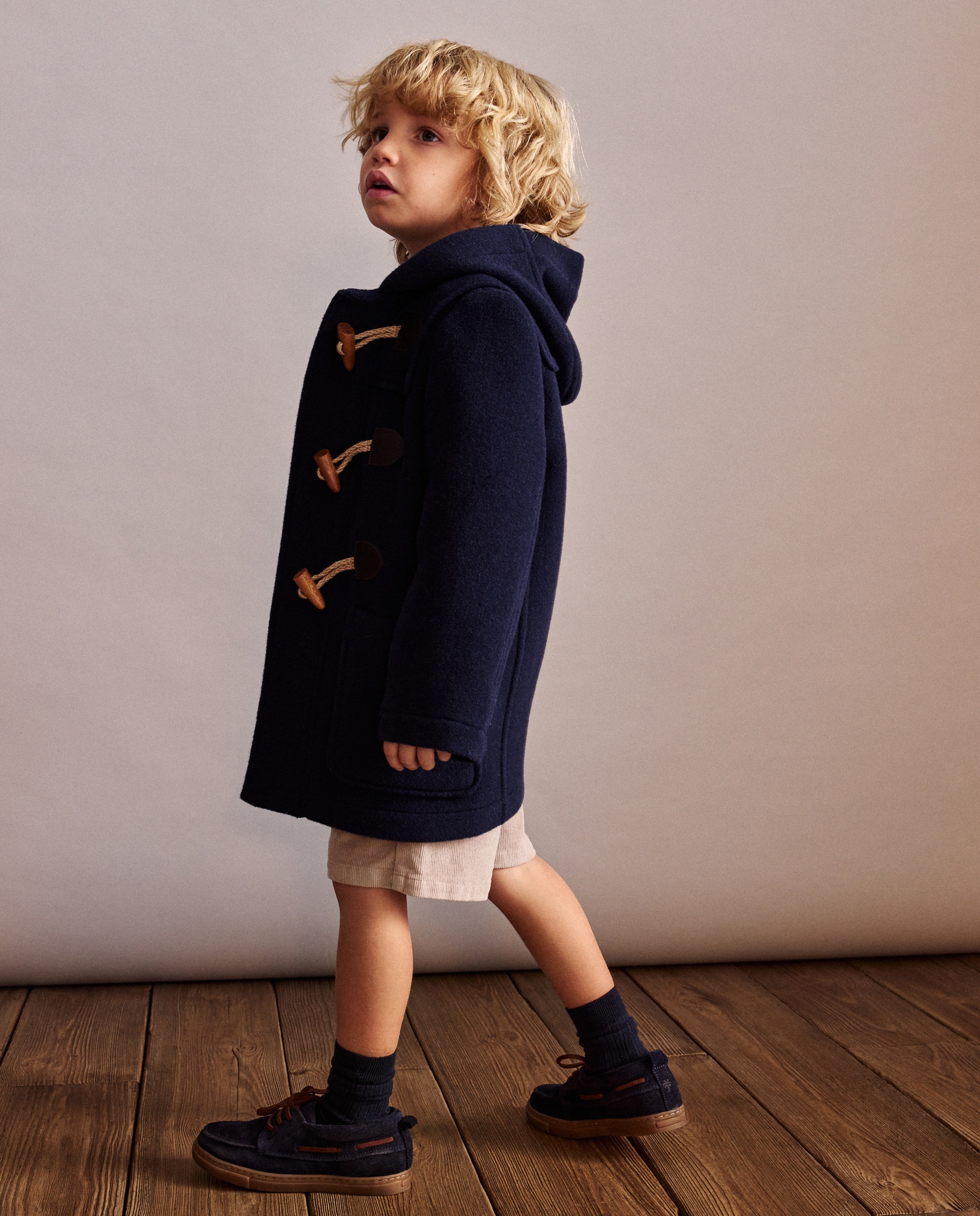 Canadiana de Pano Lisa Azul-marinho-3