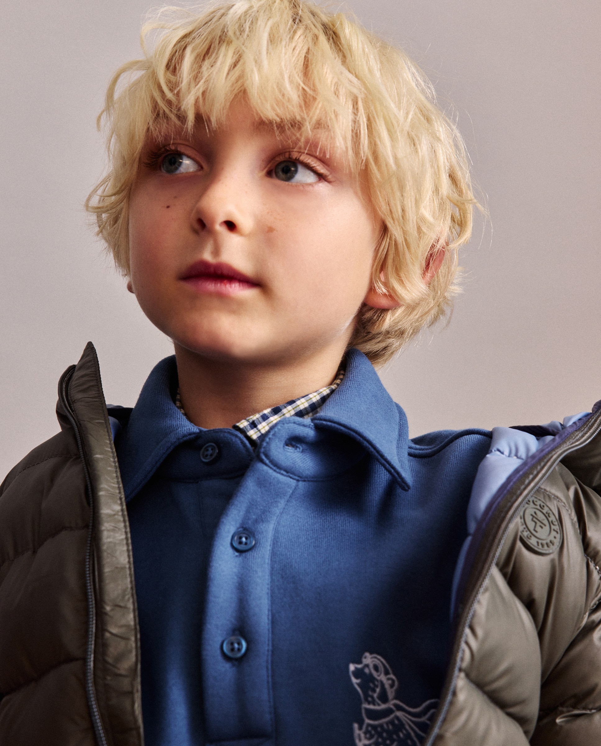 Blusão Acolchoado de Capuz Ligeiro de Penugem RDS com Bolsos e Bolsa 520 Caqui-2