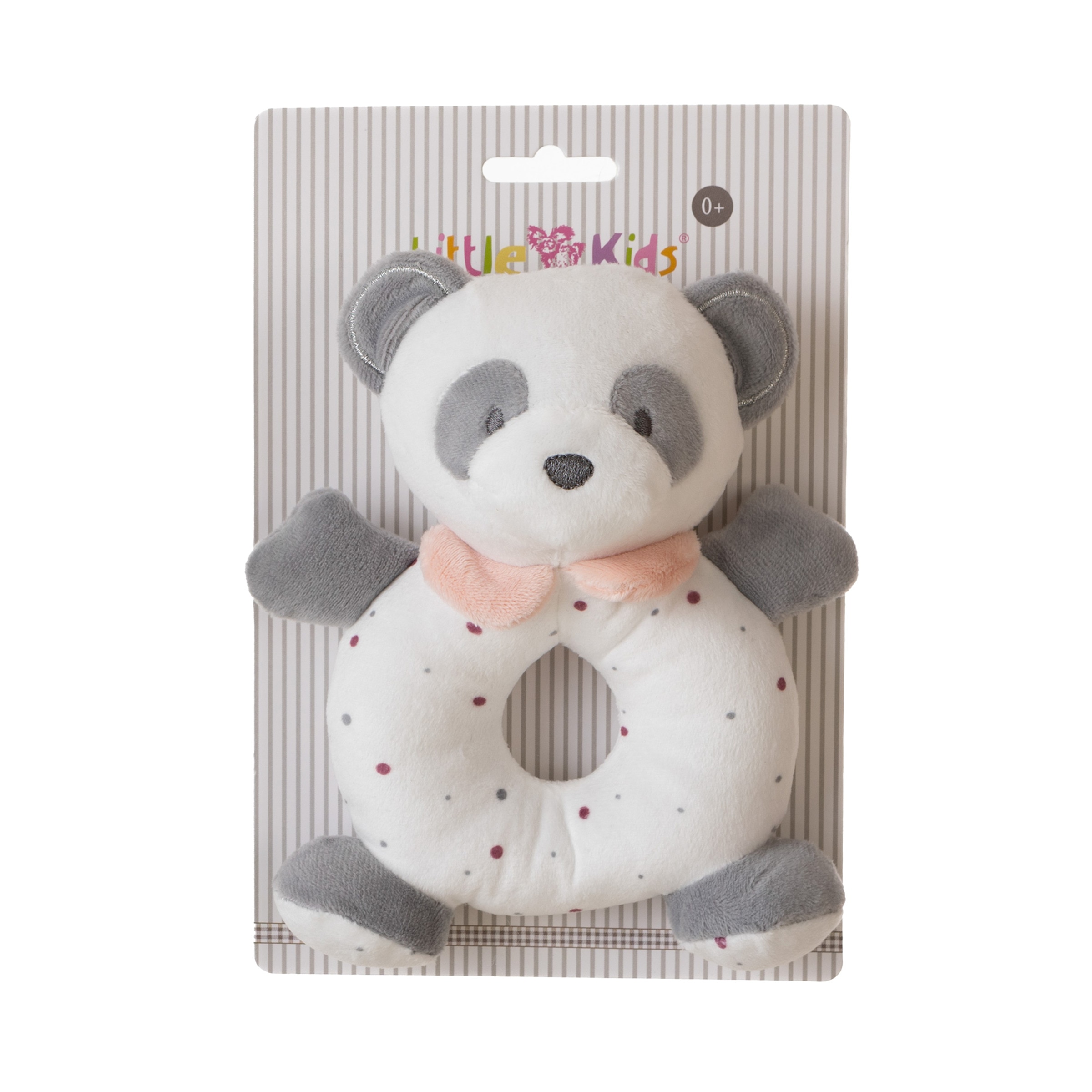 Imagen 0 de Sonajero Peluche Little Kids Baby Panda rosa