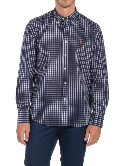 Imagen 0 de Camisa Algodón Hombre Rayas Manga Larga