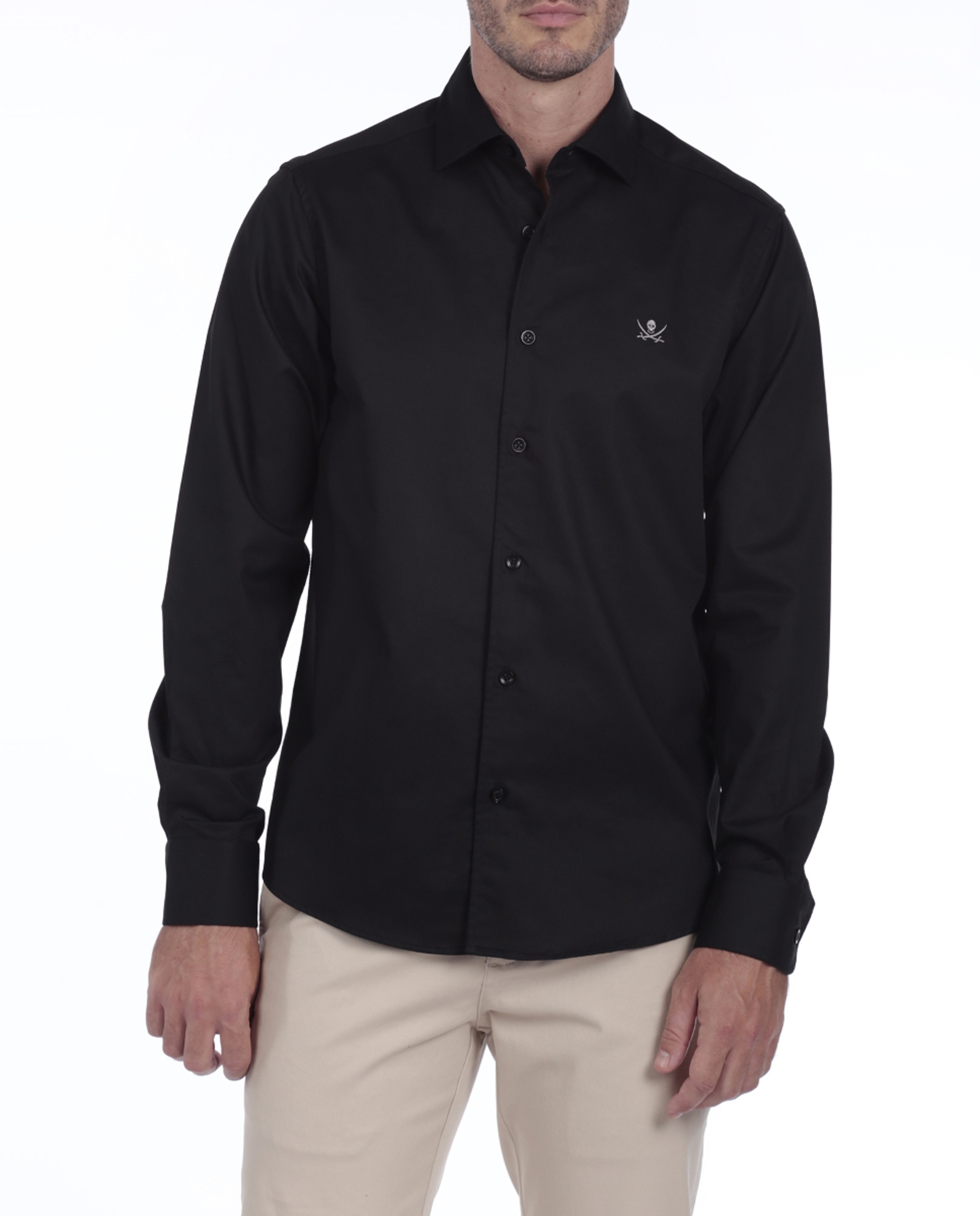 Imagen 0 de Camisa Gabardina Hombre Manga Larga