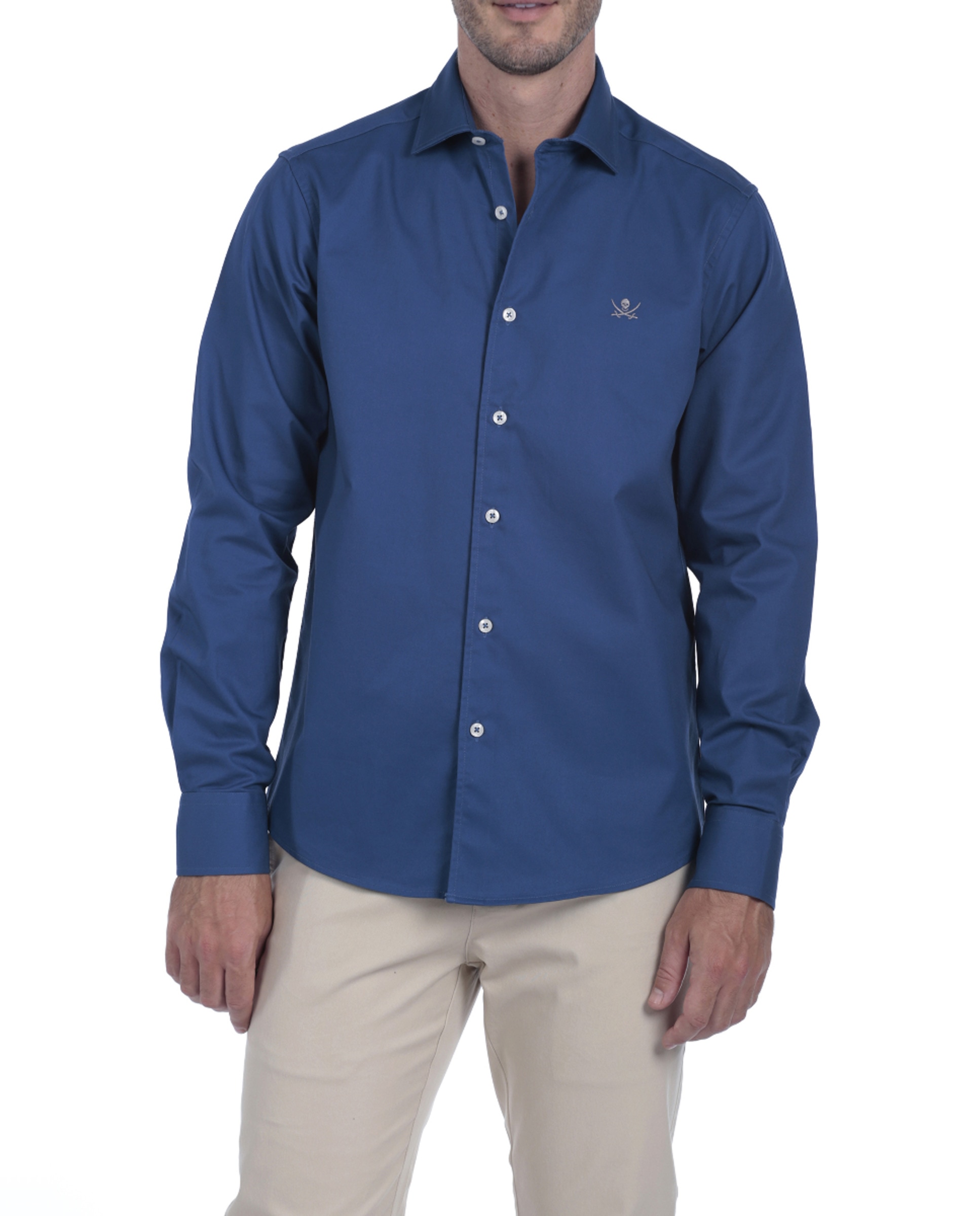 Imagen 0 de Camisa Gabardina Hombre Manga Larga