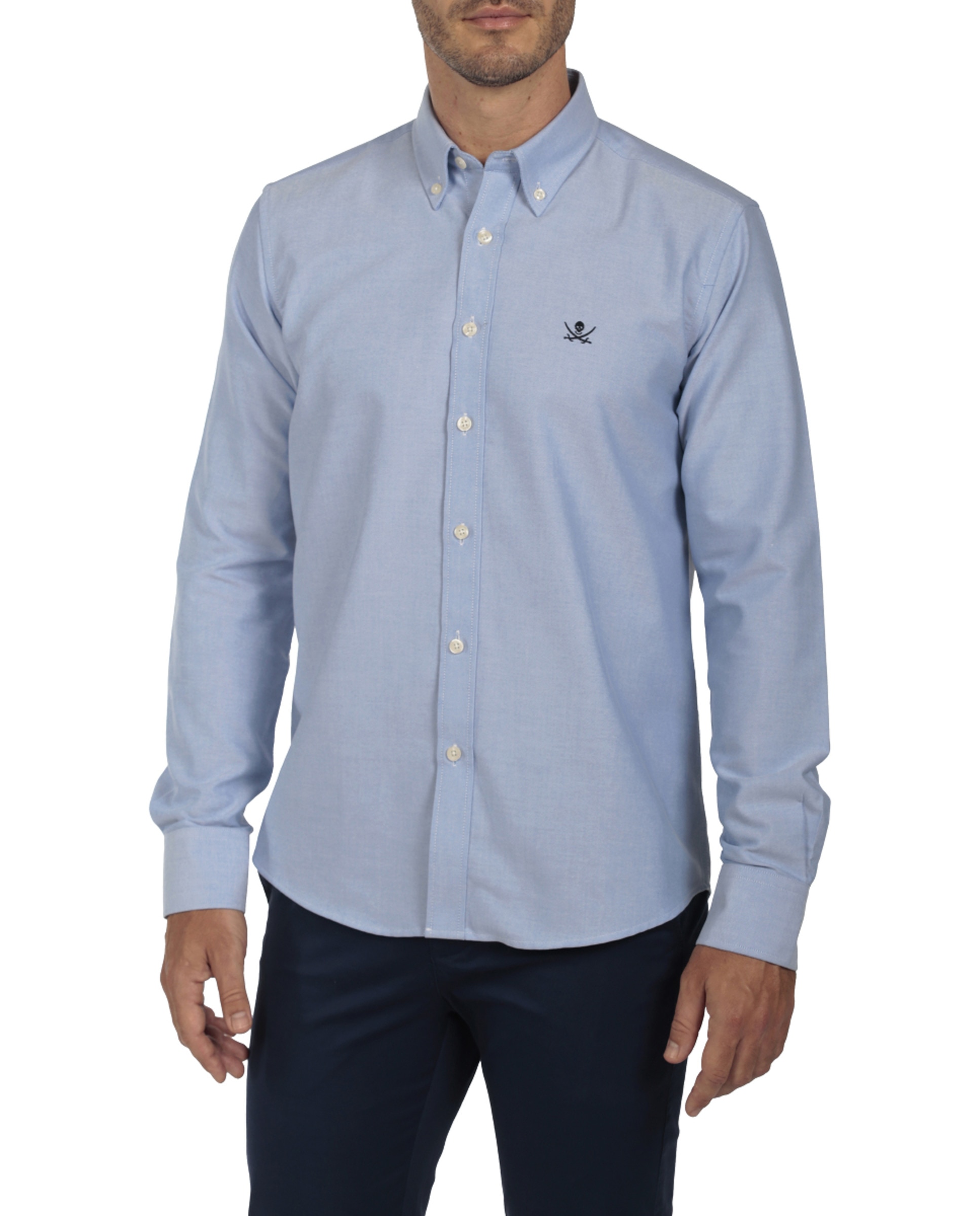 Imagen 0 de Camisa Oxford Hombre Manga Larga