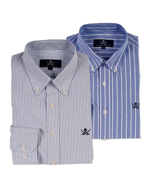 Imagen 0 de Pack 2 Camisas Oxford Hombre Manga Larga