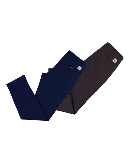 Imagen 0 de Pack De 2 Pantalones Chino 5 Bolsillos Hombre