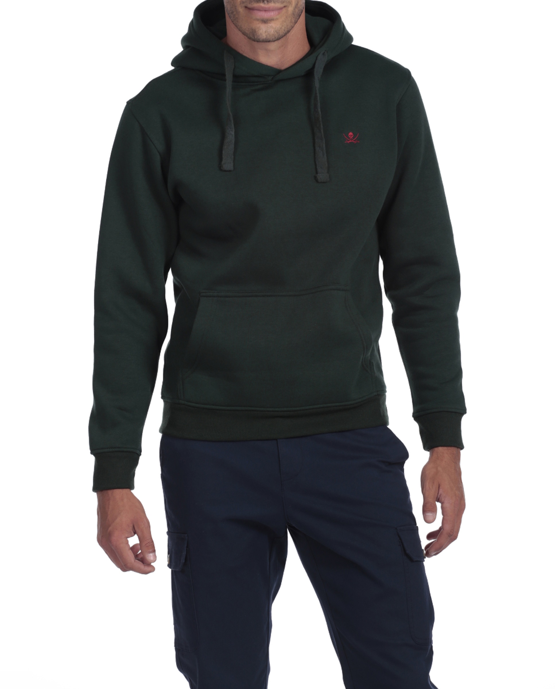 Imagen 0 de Sudadera con capucha Canguro Hombre Logo Bordado