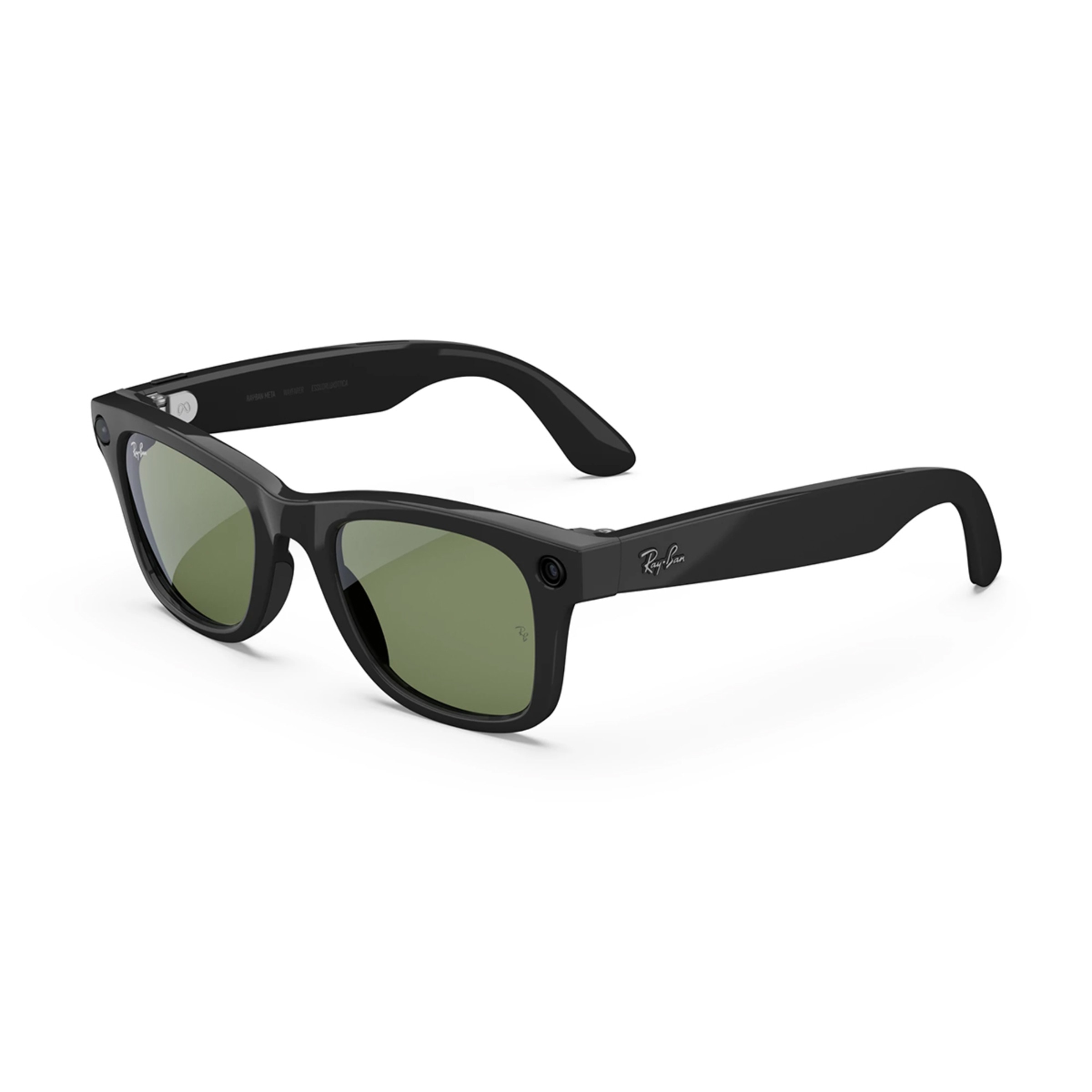 Gafas con IA Ray-Ban Meta Wayfarer grandes (Gen 2) Negro brillante