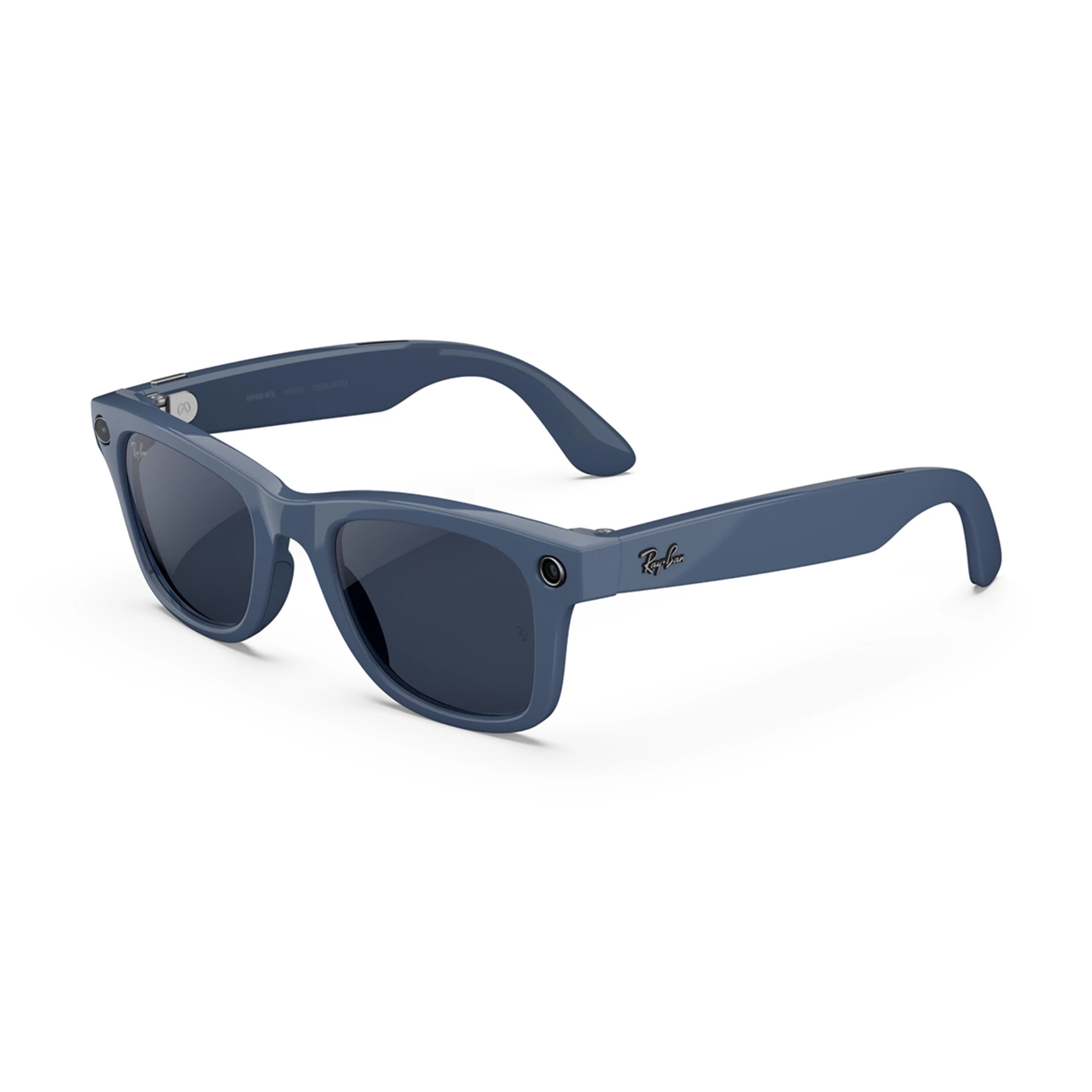 Gafas con IA Ray-Ban Meta Wayfarer grandes (Gen 2) Azul cósmico brillante con lentes Transitions en zafiro Azul-1